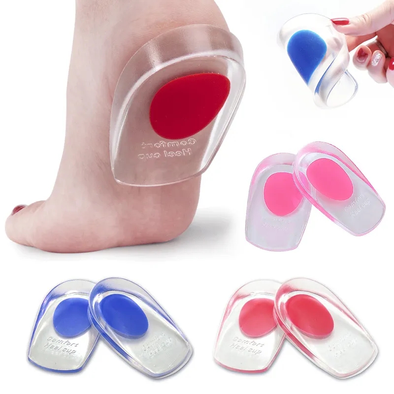 1 Pair EU40-44 gel insole sili - огляд і ціна Heel Liner Grip