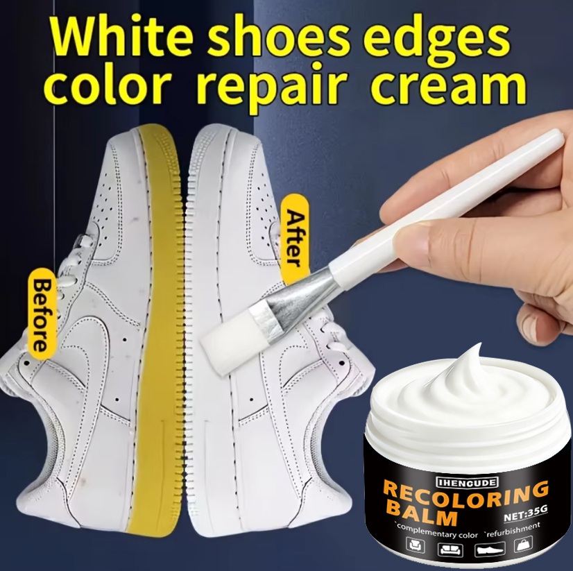 New White Shoe Edge Repair Cre - огляд і ціна Sneaker Care Spray