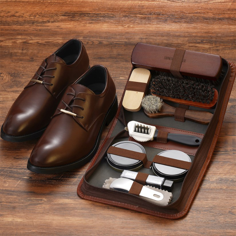 HorseHair Shoe Brush Set Leath - огляд і ціна Sneaker Care Spray