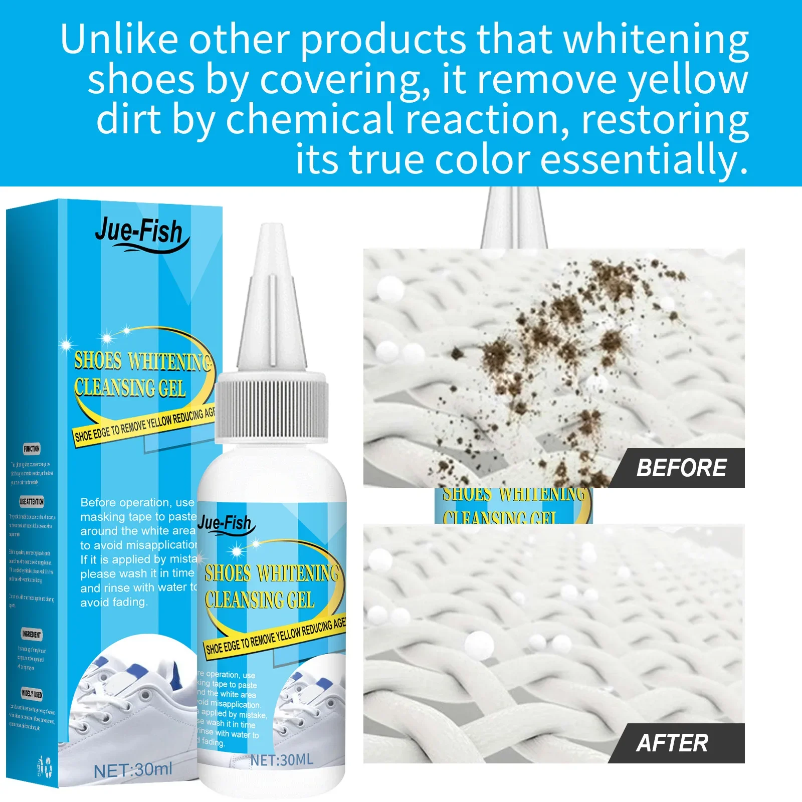 White Shoes Cleaning Gel Stain - огляд і ціна Sneaker Care Spray